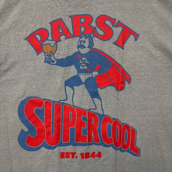 Pabst Blue Ribbon Supercool Beer Promo Oversized T-Shirt Size M/L - Picture 2 of 4